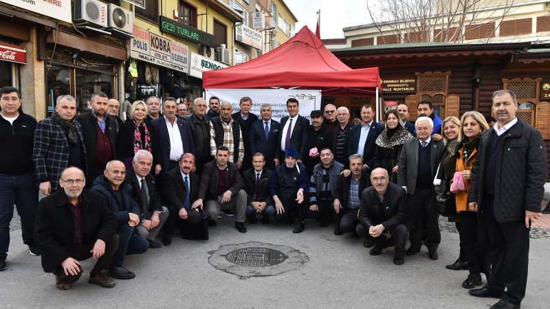 Muhtarlardan Başkan Dündar’ın babası için lokma hayrı