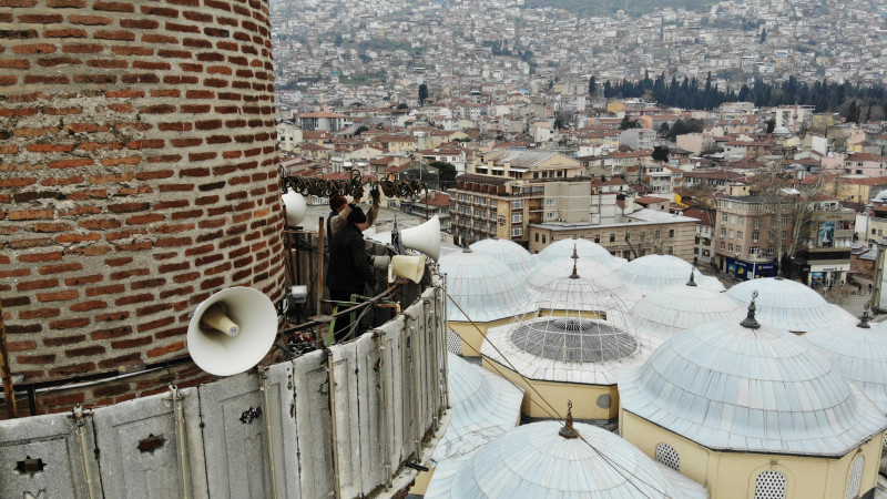 Ulu Camii mahyalarında 'birlik' mesajı