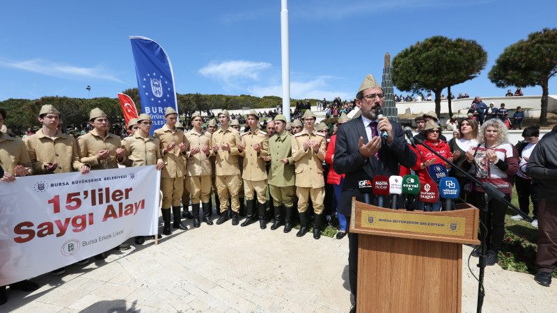 Bursa, Çanakkale’de tek yürek