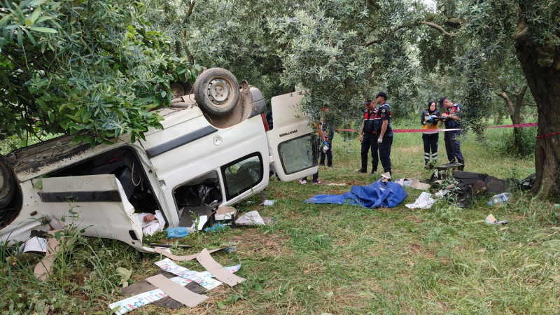Bursa'da topladığı erikleri satmaya götürürken kazada hayatını kaybetti
