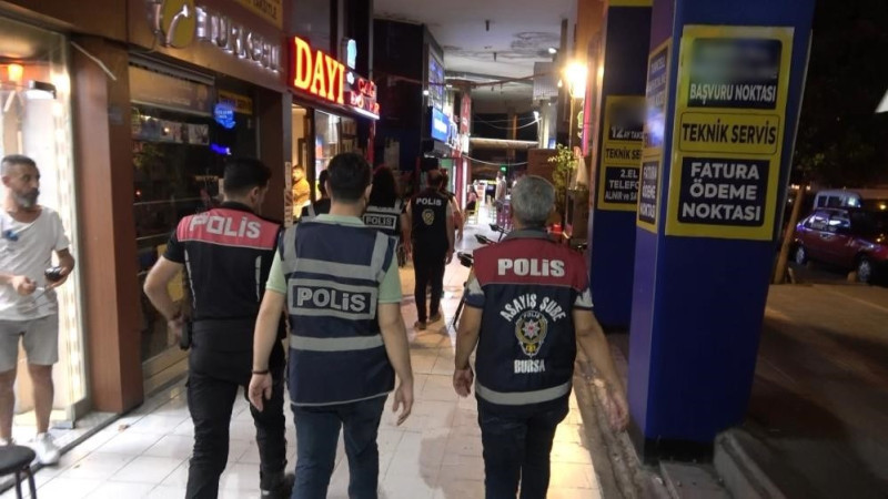 Bursa’da 200 polisle ‘Asayiş Uygulaması’