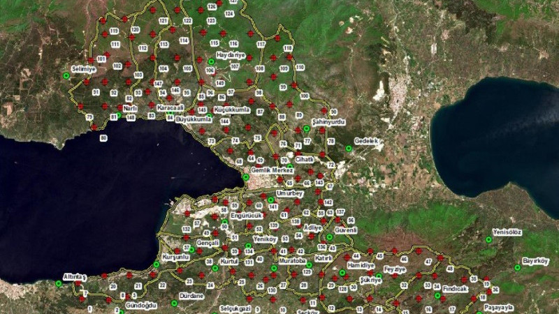 Gemlik’in toprak haritası çıkarıldı