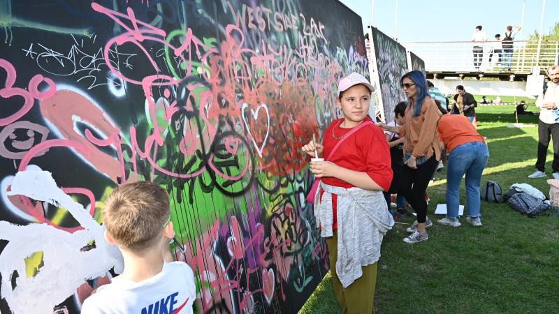 Grafiti şenliğinde renkler konuştu