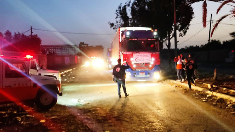 Gazze'nin kuzeyine 100 yardım tırı ulaştı