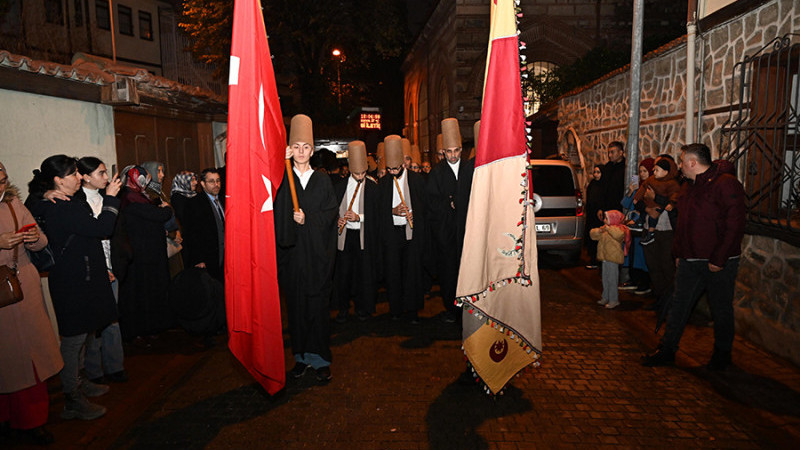 Bursa Mevlevihanesi'nde Şeb-i Arus töreni