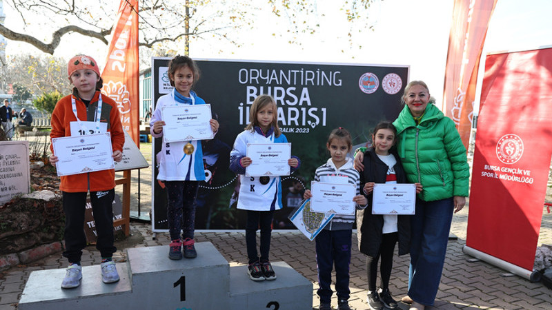 Gölyazı’da oryantiring yarışları renkli anlara sahne oldu