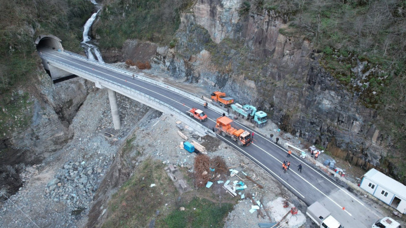 Karadeniz-Akdeniz Yolu yeniden ulaşıma açıldı