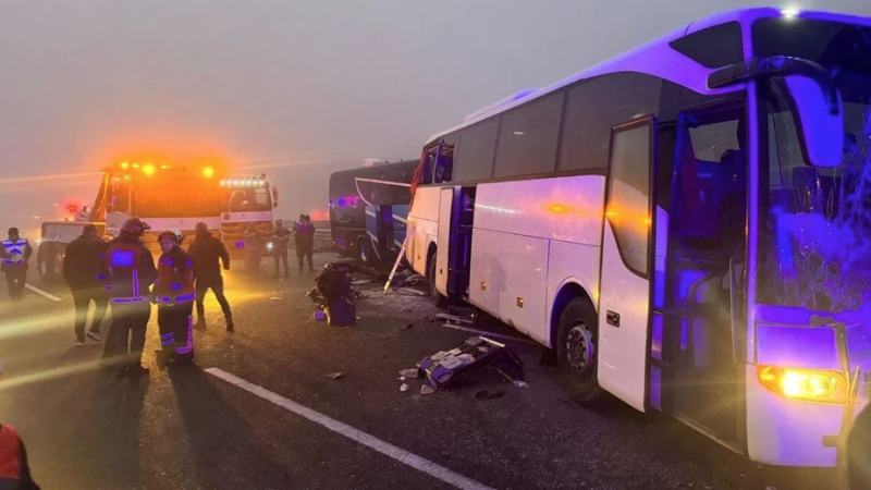 Kuzey Marmara Otoyolu'nda feci kaza!     