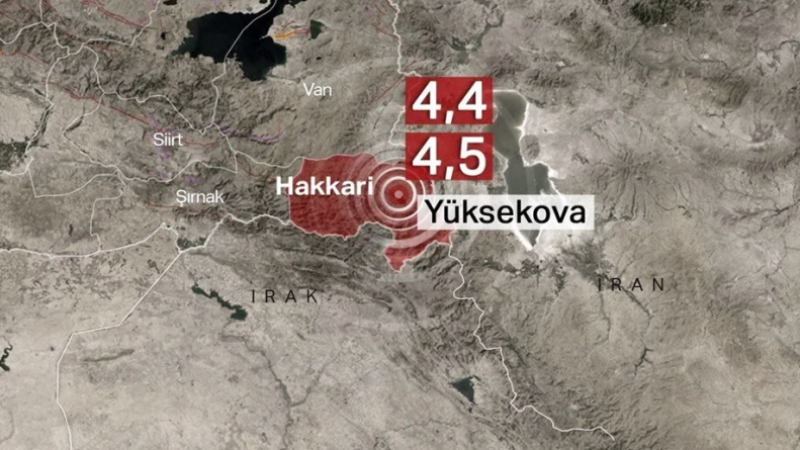 Hakkari’de depremler korkuttu