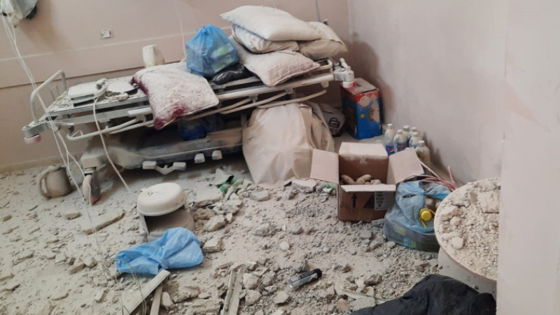 İsrail, Şifa Hastanesi yakınındaki binayı vurdu