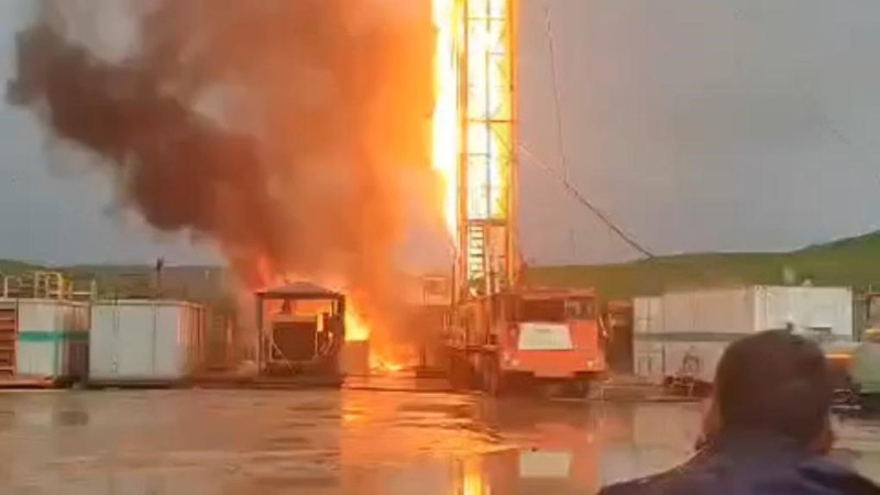 Diyarbakır’da çalışma yapılan petrol kuyusunda patlama