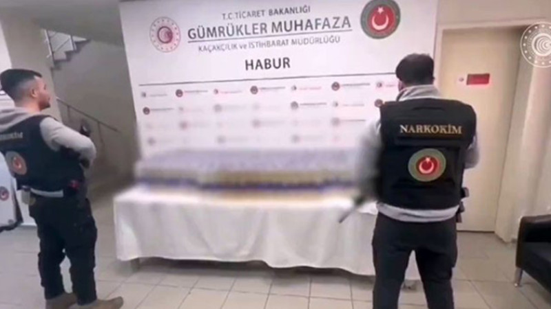 Habur Sınır Kapısı’nda 345 kilo metamfetamin ele geçirildi