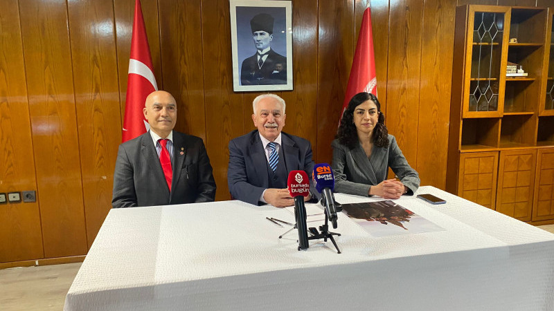 Doğu Perinçek Bursa’da: Türkiye’miz karar sürecine girdi