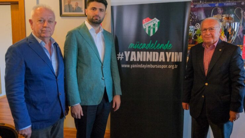 Bursaspor Kulübü’nde ‘Yanındayım’ kampanyası büyüyor