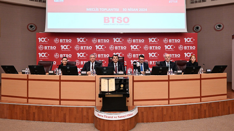 BTSO Nisan ayı Meclis Toplantısı gerçekleştirildi