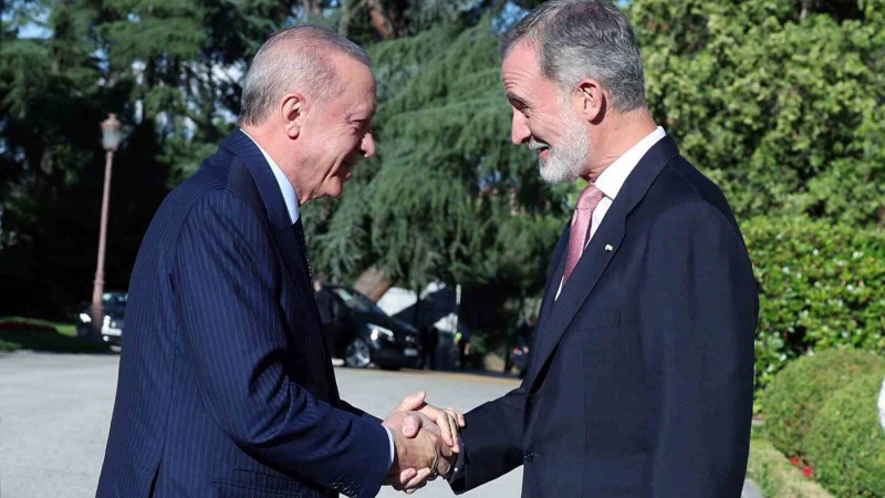 Cumhurbaşkanı Erdoğan, İspanya Kralı VI Felippe ile görüştü