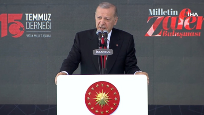 Cumhurbaşkanı Erdoğan: “15 Temmuz bir kahramanlık destanıdır”