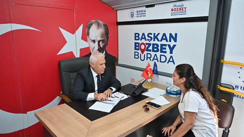 Başkan Bozbey, makamını bu kez Yenişehir’e taşıdı