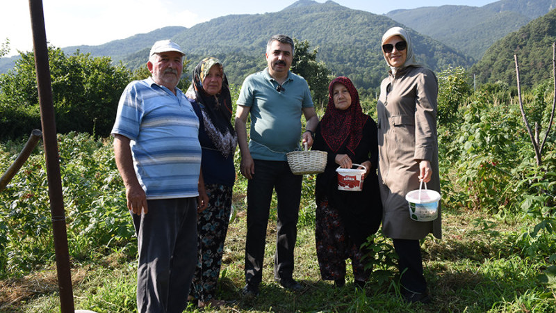 Yıldırım'da tarladan sofraya kadın eli