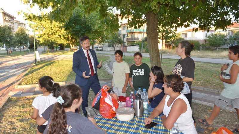 Yenişehir'de parklar 7/24 gözetim altında