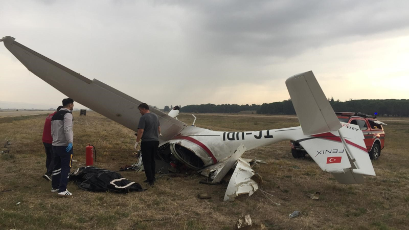 Bursa'da düşen uçakta vefat eden pilotların kimlikleri belli oldu