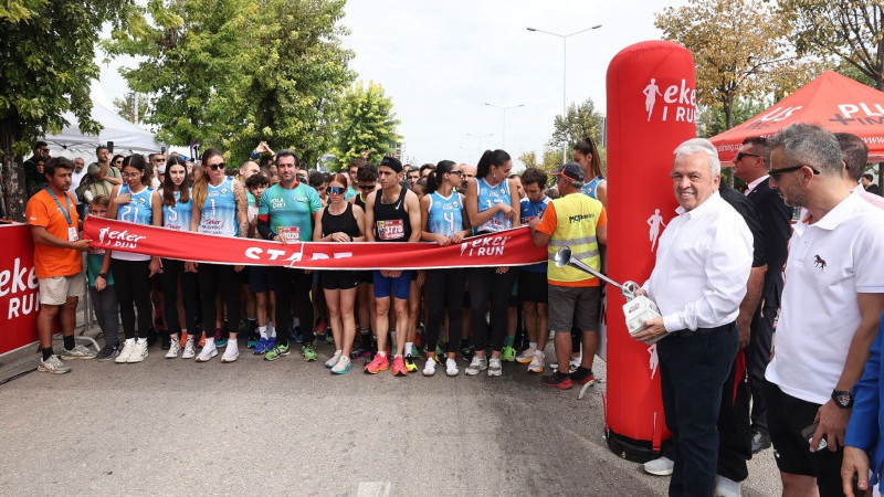 Başkan Şadi Özdemir, 'Eker I Run' heyecanına ortak oldu