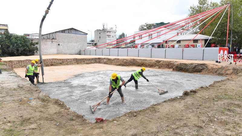 Osmangazi'de yeni kreşin temeli atıldı