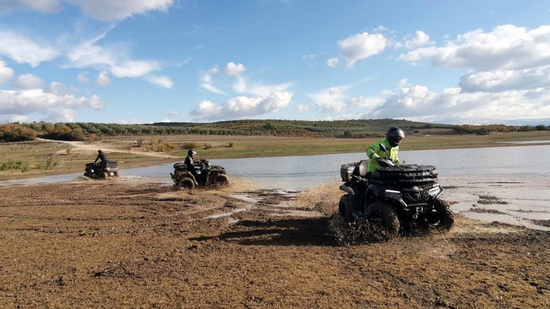 Bursa'da atv tutkunlarının off road heyecanı