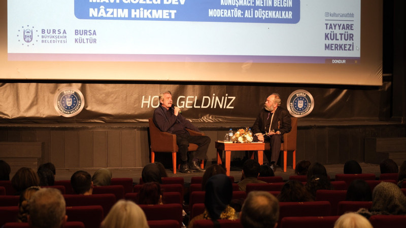 'Mavi gözlü dev' Nâzım Hikmet, Bursa’da anıldı