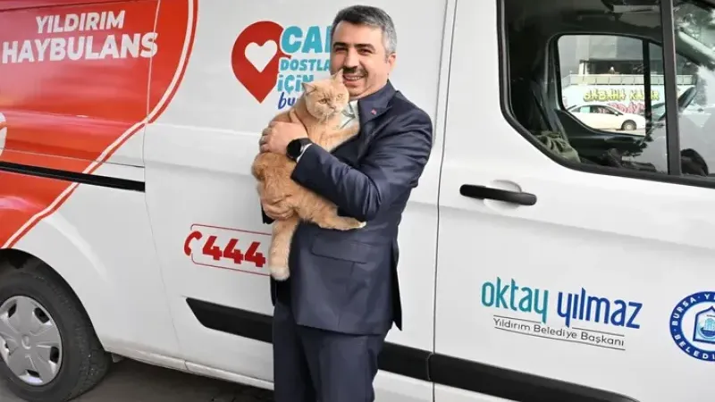 Yıldırım'da can dostu ambulans!