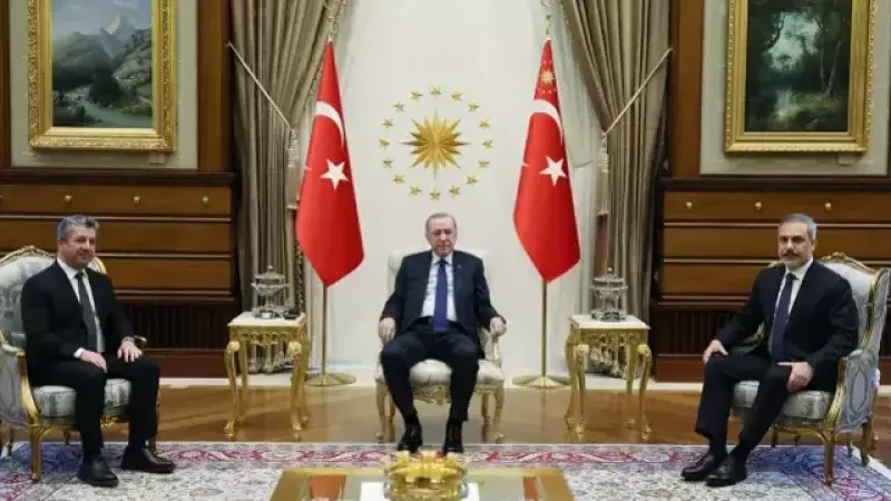 Cumhurbaşkanı Erdoğan, Mesrur Barzani'yi kabul etti