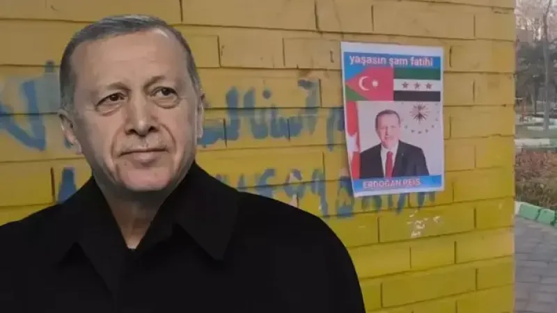 Cumhurbaşkanı Erdoğan'ın afişleri İran'da...