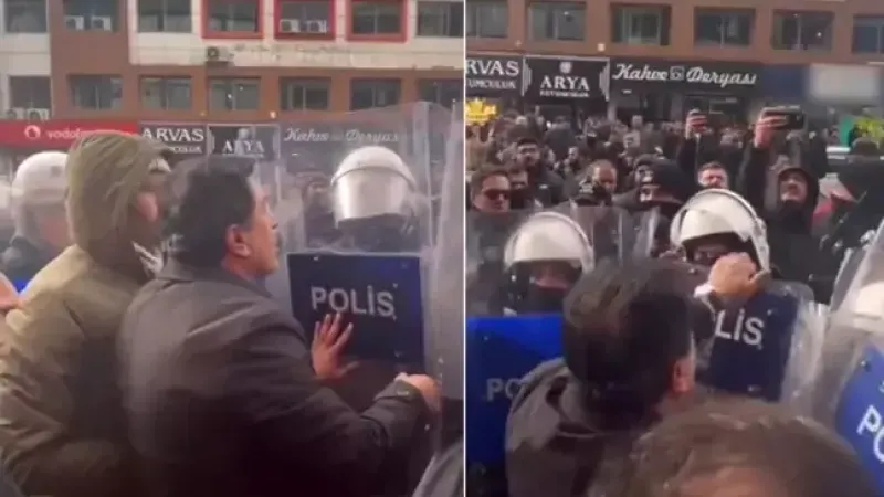 DEM Parti'liler özüne döndü! Polise zor anlar yaşattılar