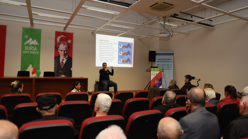 Bursa'da sağlıklı nefes ve sağlıklı toplum için seminer