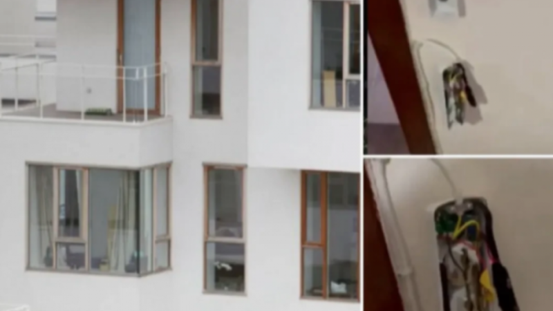 Apart dairede gizli kamera skandalı: Bu kez üçlü prizde...