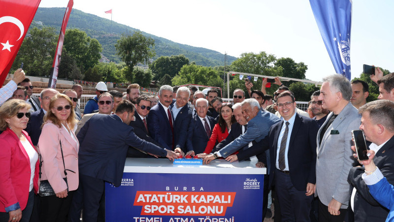 Atatürk Spor Salonu’nun temeli törenle atıldı