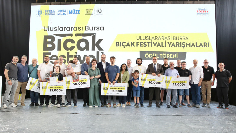 Bursa'da bıçağın ustaları ödüllendirildi