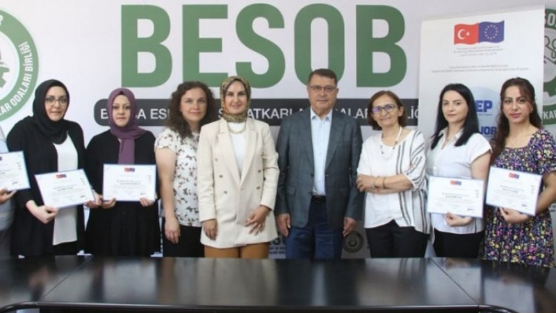 Kadın kaynak ustaları BESOB'da