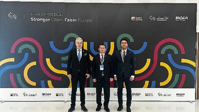 Başkan Erkan Aydın Portekiz’de Eurocities 'Call To Action' sözleşmesini imzaladı