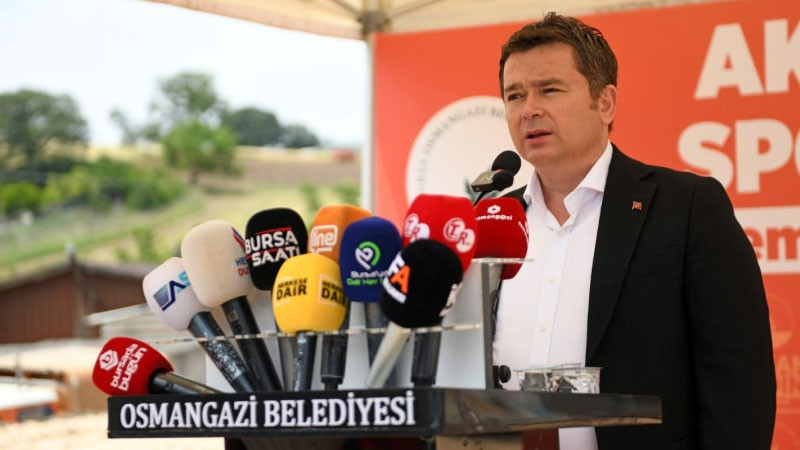 Aksungur Spor Tesisi için ilk harç döküldü 