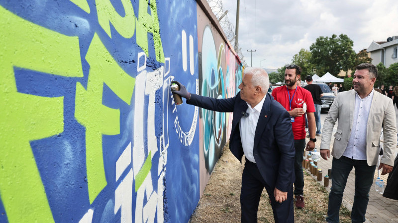 Gençler, Graffiti Şenliği ile kente renk kattı