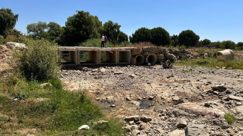 İznik'te kuraklık alarmı...Çakırca deresi kurudu, göl çekilmeye başladı