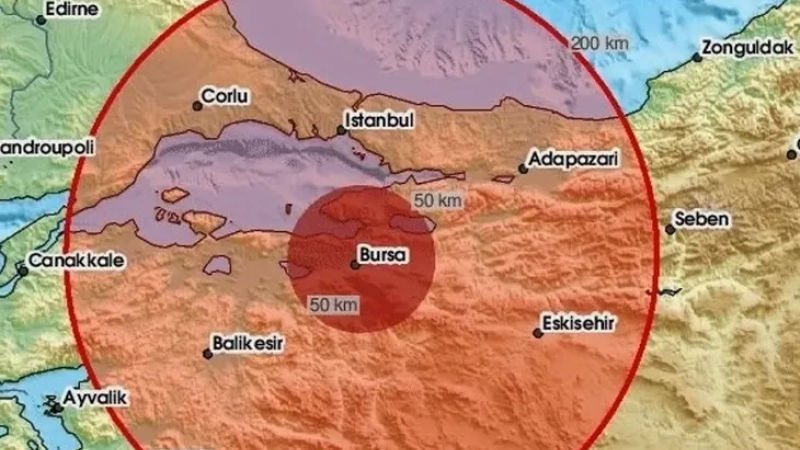 Bursa'da korkutan deprem!