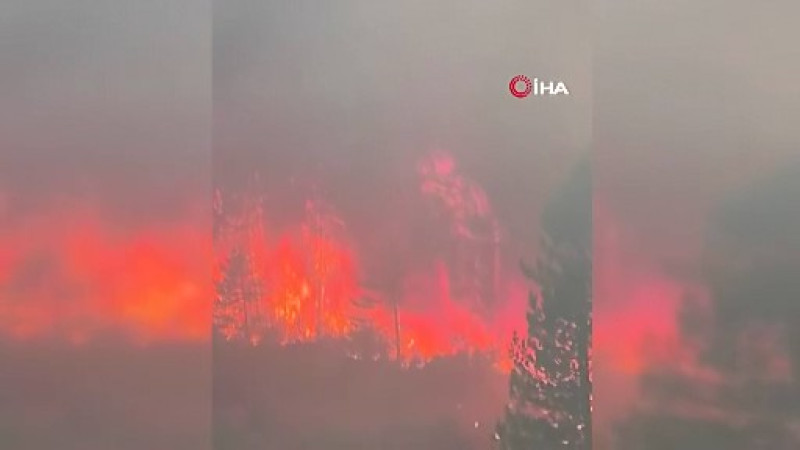 Harmancık’ta yangın yeniden büyüdü