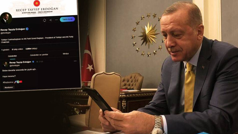 Cumhurbaşkanı Erdoğan, Next Sosyal'e katıldı