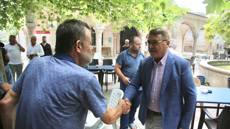 BESOB’dan yangın bölgesine destek ziyaret