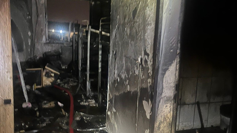 Bursa’da öğrenci yurdunda çıkan yangın söndürüldü