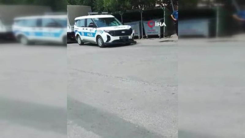 Bursa'da kovalamacada polis aracına çarptı