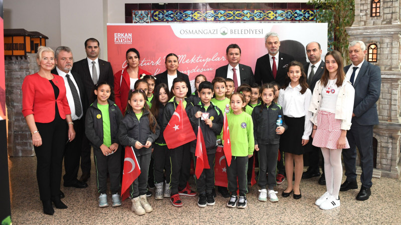 Mustafa Kemal'e yazılmış en güzel çocuk mektupları Osmangazi'de