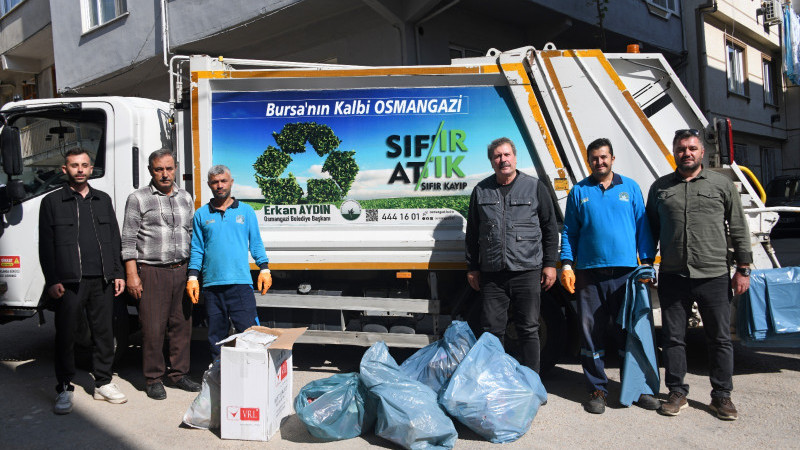 -	Osmangazi’de Ambalaj Atıkları Kapı Kapı Toplanıyor